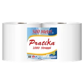 Ipari törlő 2 rétegű tekercses átmérő: 29 cm 1000 lap/tek 2 tekercs/karton Paperdi Pratika 1000_BI8S1000
