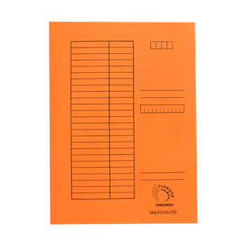 Iratgyűjtő, pólyás dosszié A4, 230g. karton ,Bluering®, narancs