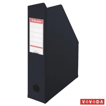 Iratpapucs 7cm, PVC/karton összehajtható Esselte Vivida fekete