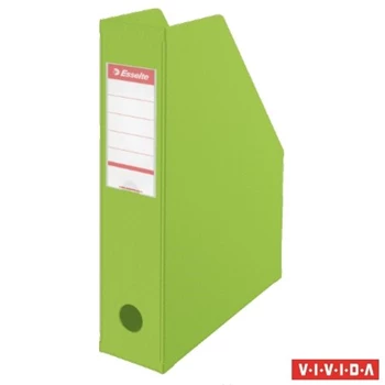 Iratpapucs 7cm, PVC/karton összehajtható Esselte Vivida zöld