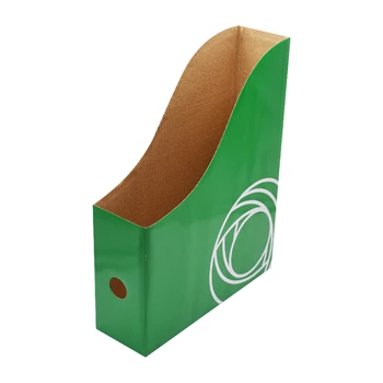 Iratpapucs 8cm, mikrohullámú karton Bluering®, zöld