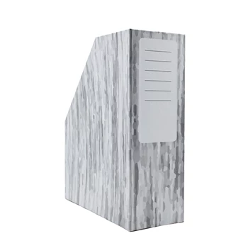 Iratpapucs 9cm, karton, Bluering® textil szürke