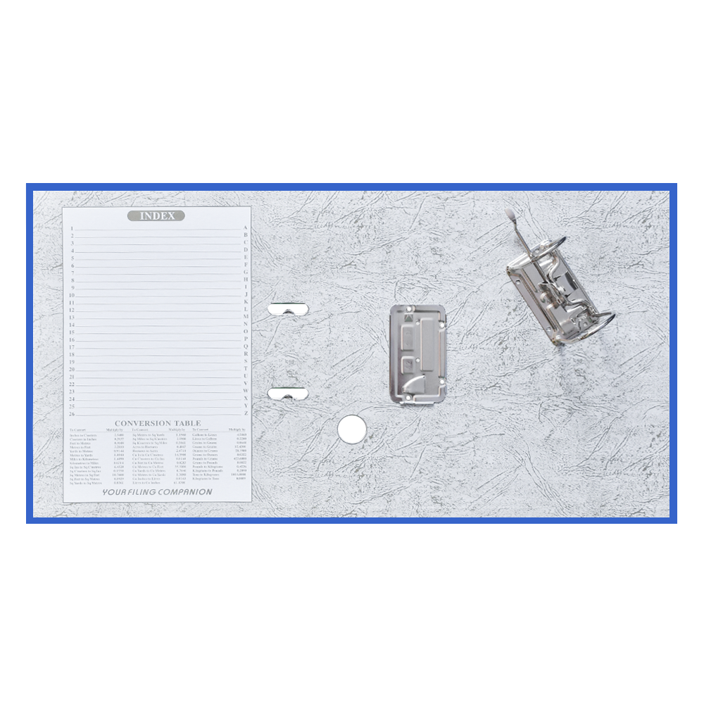 Iratrendező A4, 5cm,lapraszerelt, Bluering® Smart kék