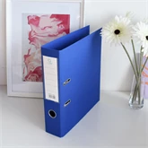 Iratrendező A4, 7,5cm, két oldalt PP borítás, Bluering® Premium kék