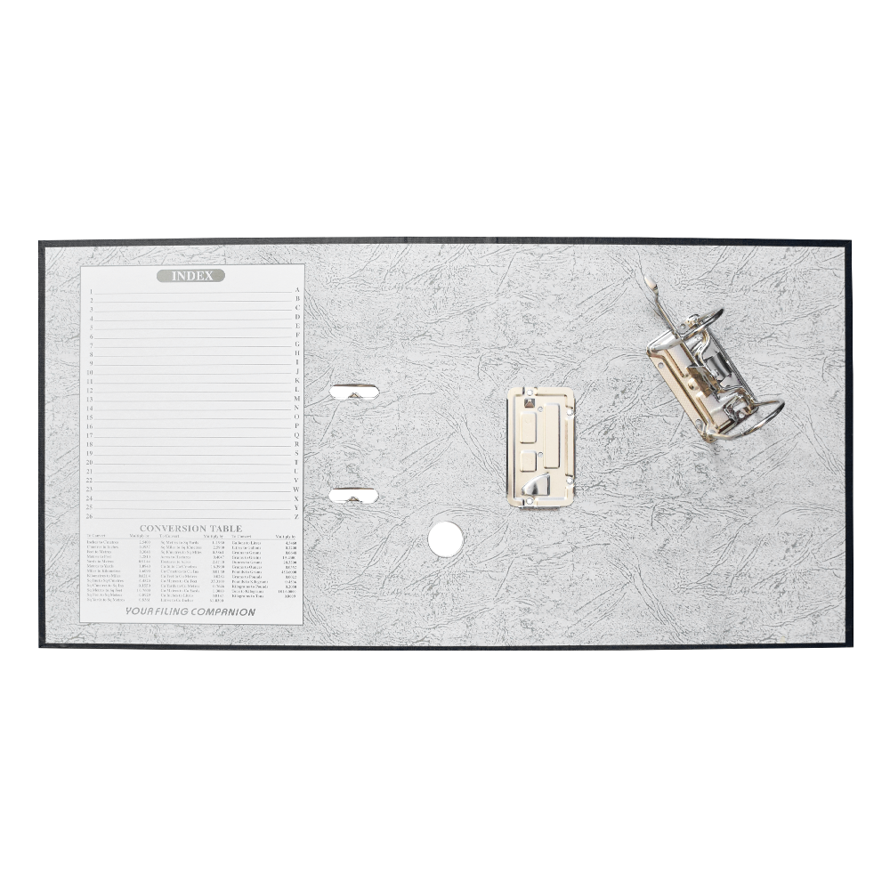 Iratrendező A4, 7,5cm,lapraszerelt, Bluering® Smart fekete