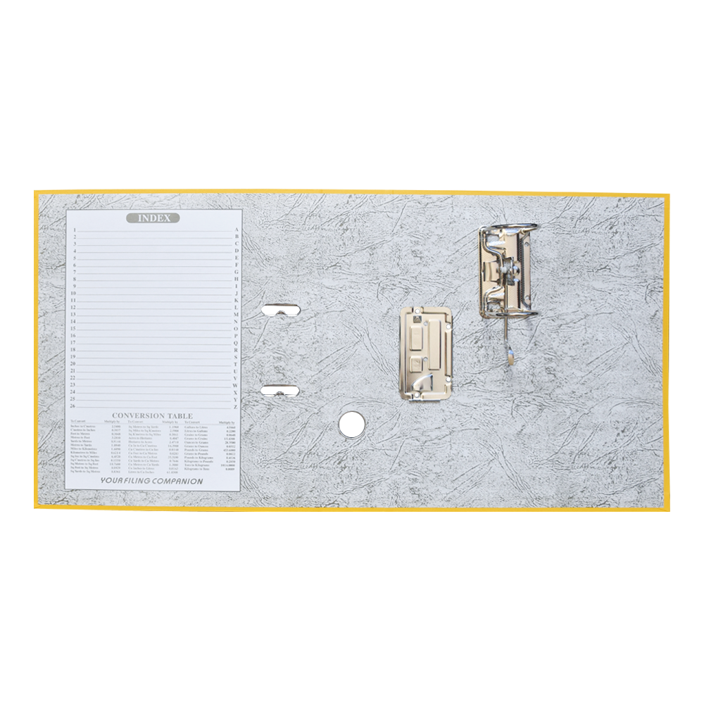 Iratrendező A4, 7,5cm,lapraszerelt, Bluering® Smart sárga