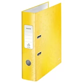 Iratrendező A4, 8cm, karton Leitz 180 Wow sárga
