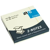 Jegyzettömb öntapadó, 75x75mm, `Z` Info Notes sárga