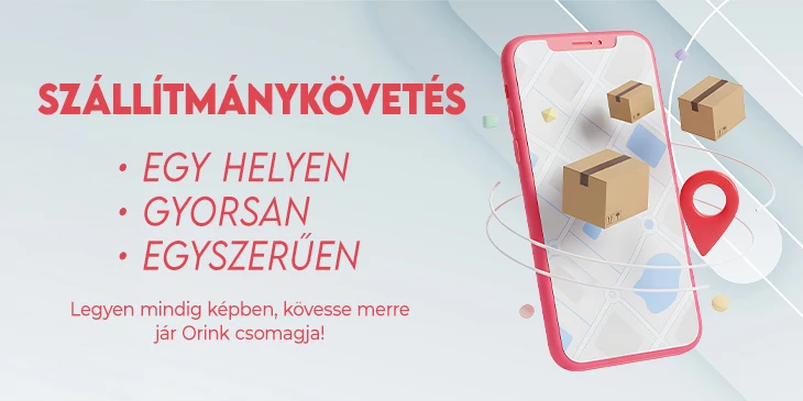 KÖVESSE NYOMON SZÁLLÍTMÁNYAIT EGYSZERŰEN