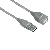 Kábel 45027 USB hosszabító kábel A-A TÍPUS 1,8m Hama 