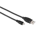 Kábel USB Type-C - mini USB 0,75m fekete adatkábel Hama 