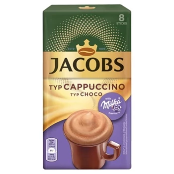 Kávé instant Capuccino Milka 8x15,8g Jacobs