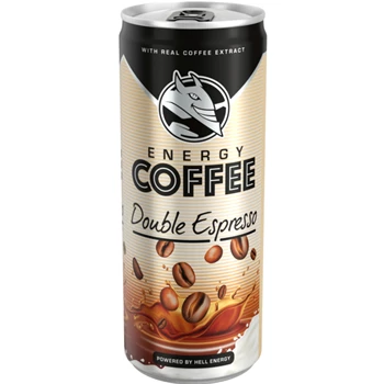 Kávéital 0,25l HELL Energy Coffee Double Espresso