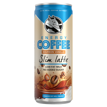 Kávéital 0,25l HELL Energy Coffee Slim Latte 24 db/csom