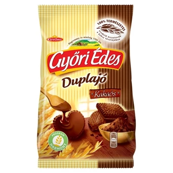 Keksz, 150 g, duplajó, Győri édes kakaós