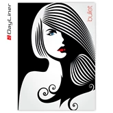 Keménytáblás notesz pontozott vonalozással Colors A5 Bullet, fehér lapokkal Fashion Fekete Dayliner 2026.