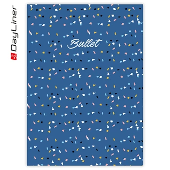 Keménytáblás notesz pontozott vonalozással Colors A5 Bullet, fehér lapokkal Sky Dayliner 2026.