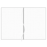 Keménytáblás notesz pontozott vonalozással Mirror A5 Bullet, fehér lapokkal bronz Dayliner 2026.