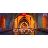 Képes asztali naptár Európa 320 x 150 mm, fehér lapokkal álló karton tartóval Dayliner 2026.