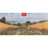 Képes asztali naptár Művészet 320 x 150 mm, fehér lapokkal álló karton tartóval Dayliner 2026.