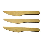 Kés evő egyszer használatos fa 100 db/csomag