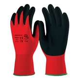 Kesztyű latex mártott piros 8-as