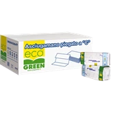Kéztörlő 1 rétegű C hajtogatású újrahasznosított 150 lap/csomag 24 csomag/karton Paperdi ecogreen_AC.351/C fehér