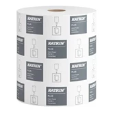 Kéztörlő 2 rétegű tekercses átmérő: 20 cm 400 lap/100 m/tekercs 6 tekercs/karton Katrin Plus M2_97517 fehér
