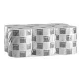 Kéztörlő 2 rétegű tekercses átmérő: 20 cm 400 lap/100 m/tekercs 6 tekercs/karton Katrin Plus M2_97517 fehér