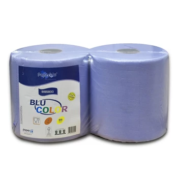 Kéztörlő 3 rétegű tekercses átmérő: 26 cm 100% cellulóz 1 tekercs BLU COLOR Bluering_BIBS800 kék
