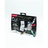 Krétamarker folyékony 1,8-2,5mm Uni-Posca PWE-5M 4 db-os Karácsonyi készlet