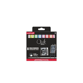 Krétamarker folyékony 1,8-2,5mm Uni-Posca PWE-5M 8db-os készlet