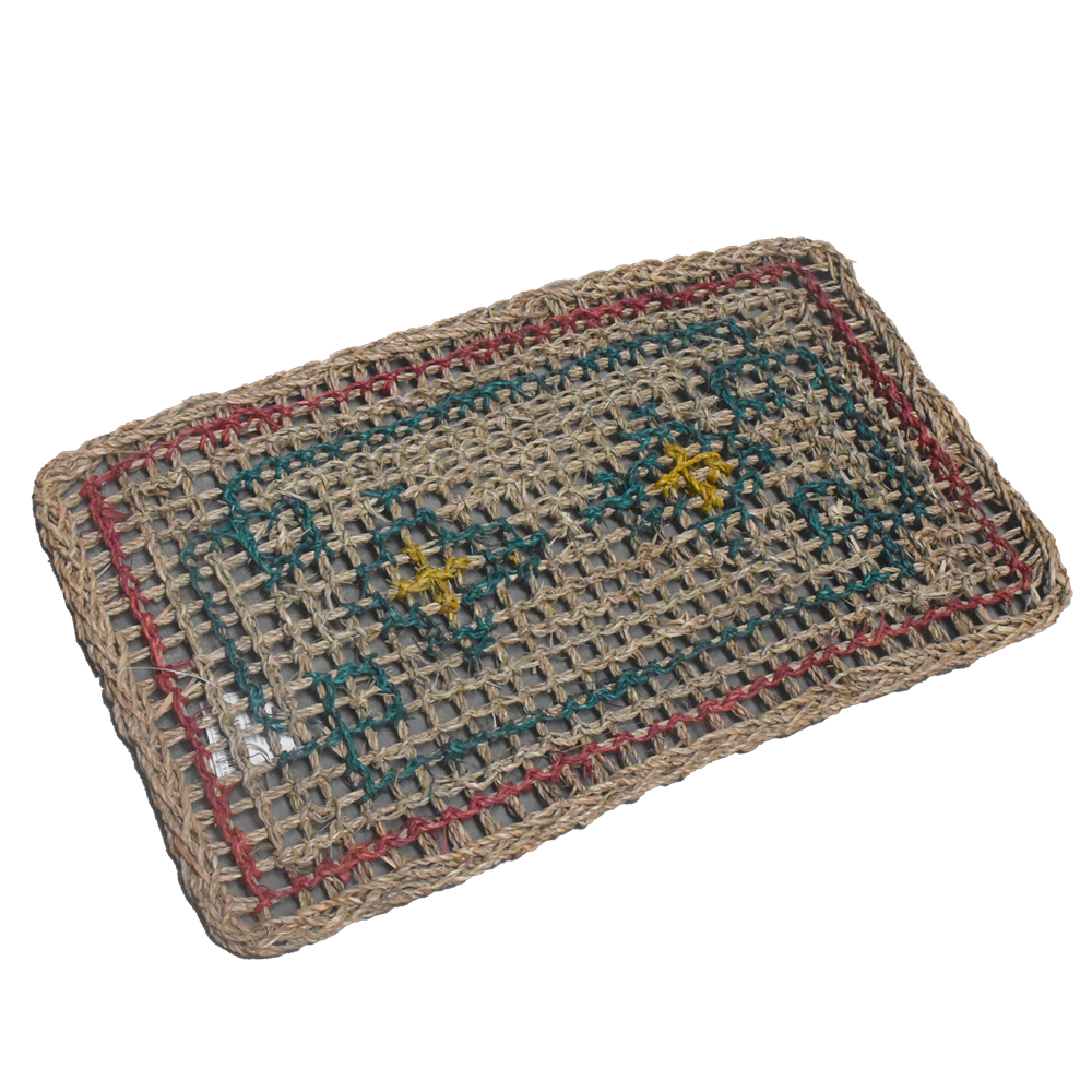 Lábtörlő 60 x 35 cm gyékény tengerifű