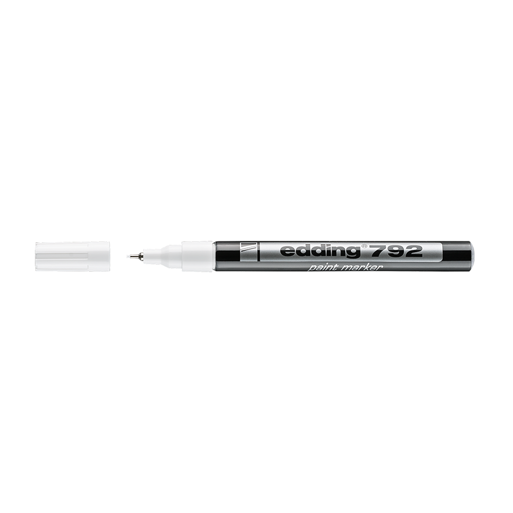 Lakkmarker 0,8mm, kerek Edding 792 fehér
