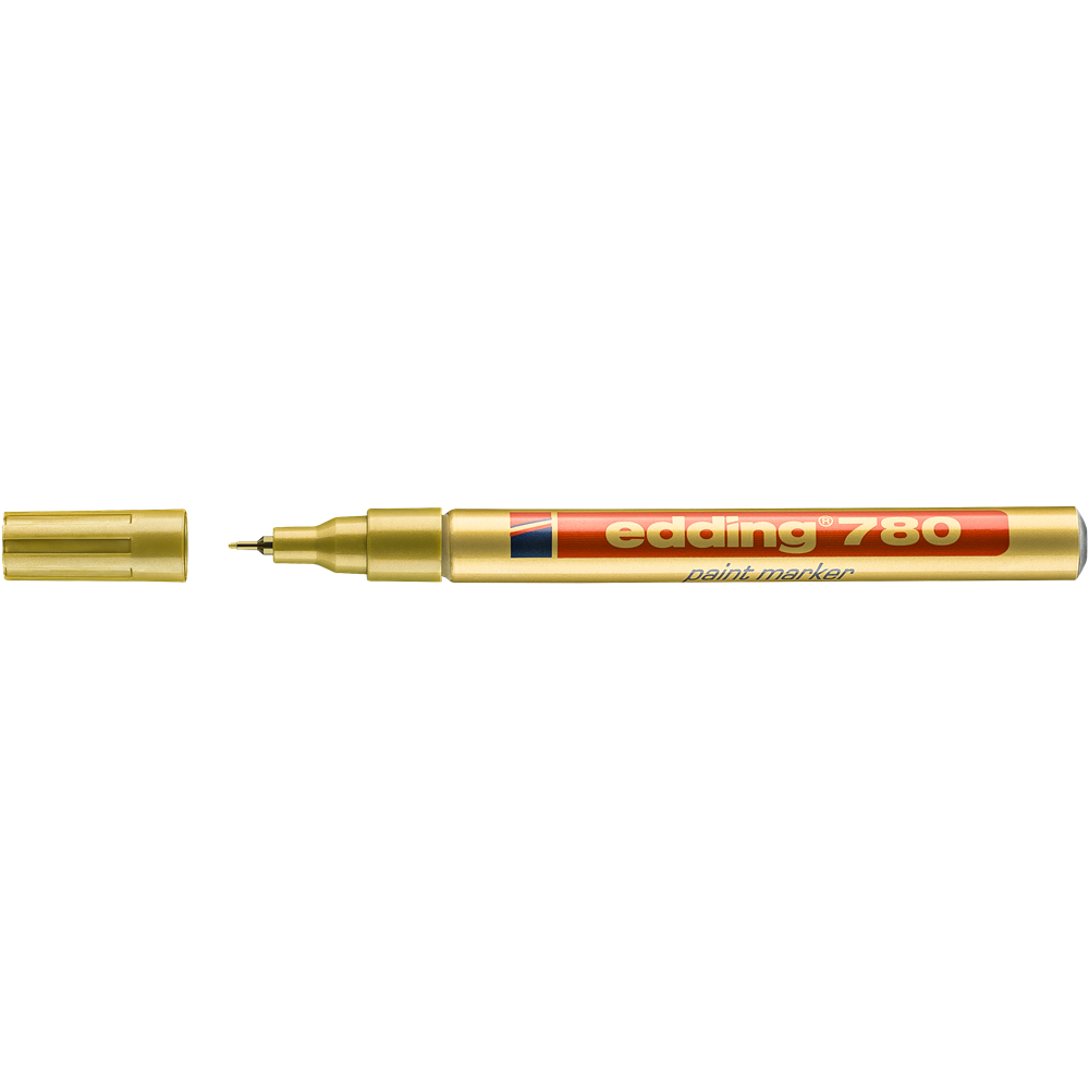 Lakkmarker 0,8mm, kerek Edding 780 arany