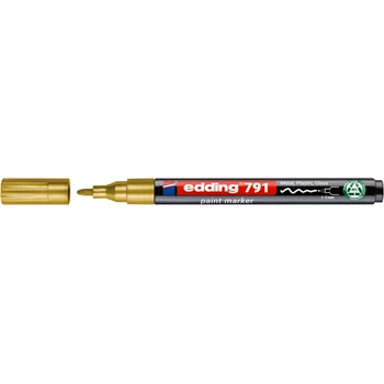 Lakkmarker 1-2mm, kerek Edding 791 arany
