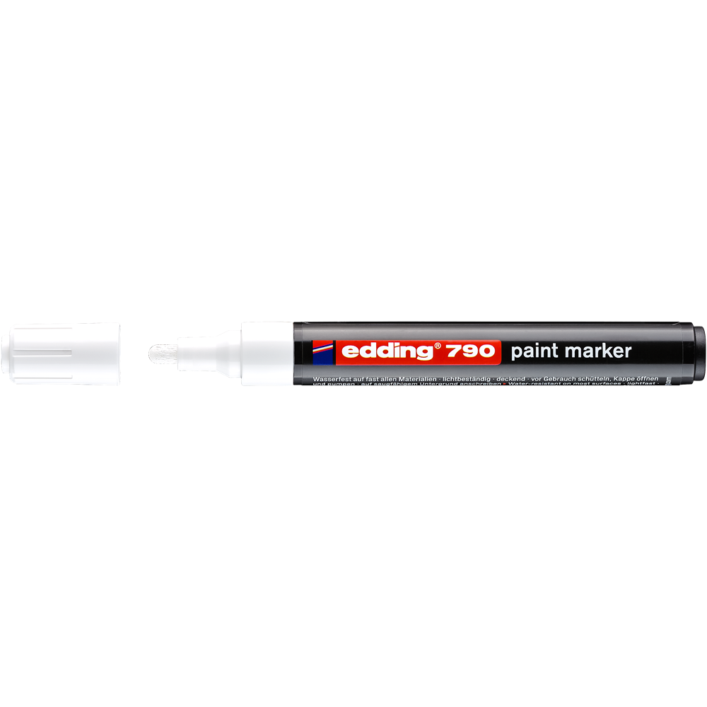 Lakkmarker 2-3mm, kerek Edding 790 fehér