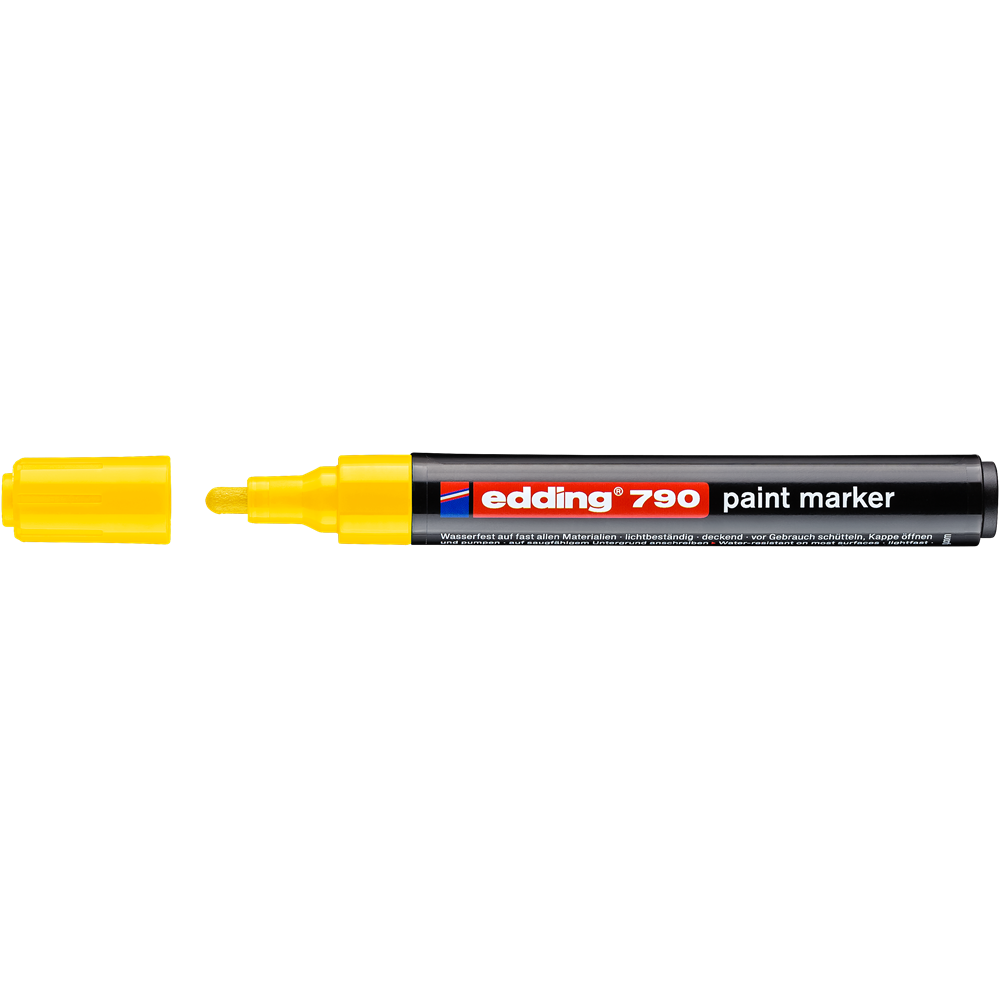 Lakkmarker 2-3mm, kerek Edding 790 sárga