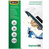 Lamináló fólia, A3, 100 mikron, fényes, 100 db/doboz, Fellowes® 