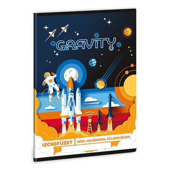 Leckefüzet A5, tűzött 38 lap Ars Una GRAVITY 10db/csomag
