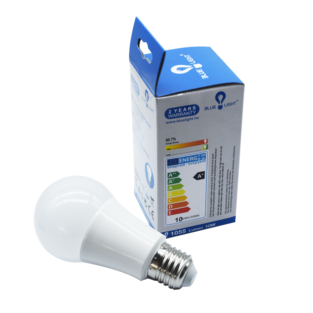 Led 8W A60 E27 806 lm 2700k Blue Light