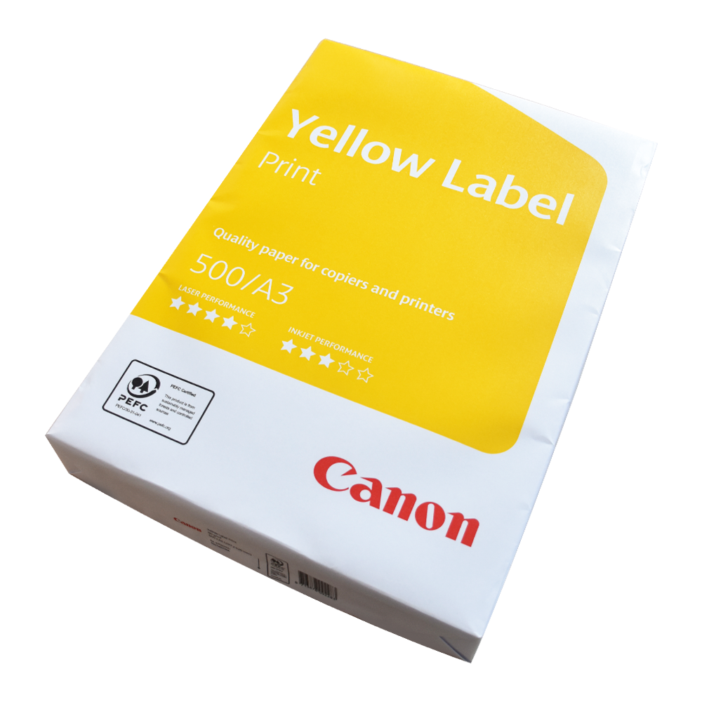 Másolópapír A3, 80g, Canon Yellow Label 500ív/csomag,