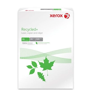 Másolópapír A4, 80g, Xerox recycled Plus újrahasznosított 500ív/csomag,