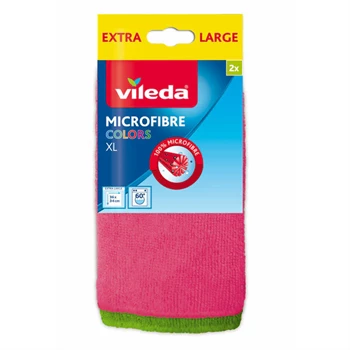 Mikroszálas törlőkendő 2 db/csomag Vileda Color XL 2 színű_F16148
