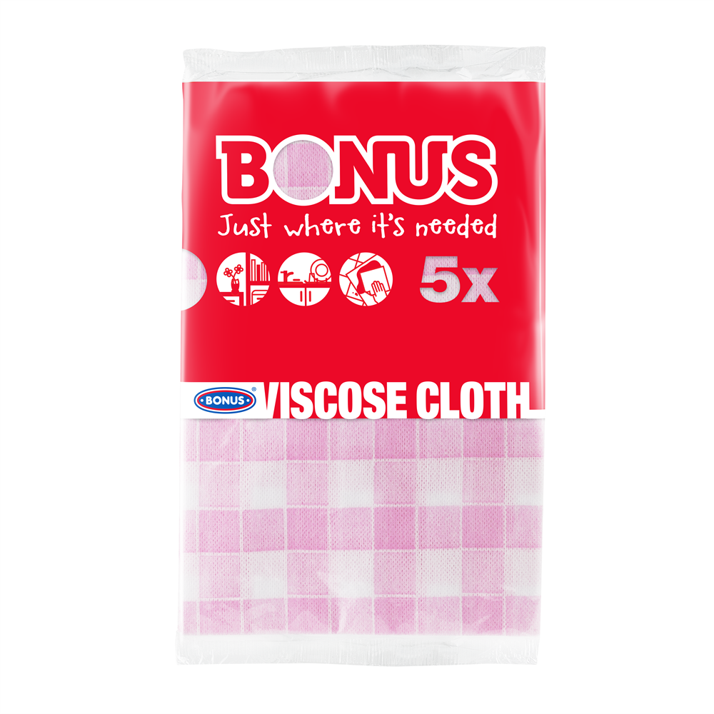 Mosogató kendő 5 db/csomag Viszkóz Bonus_B347
