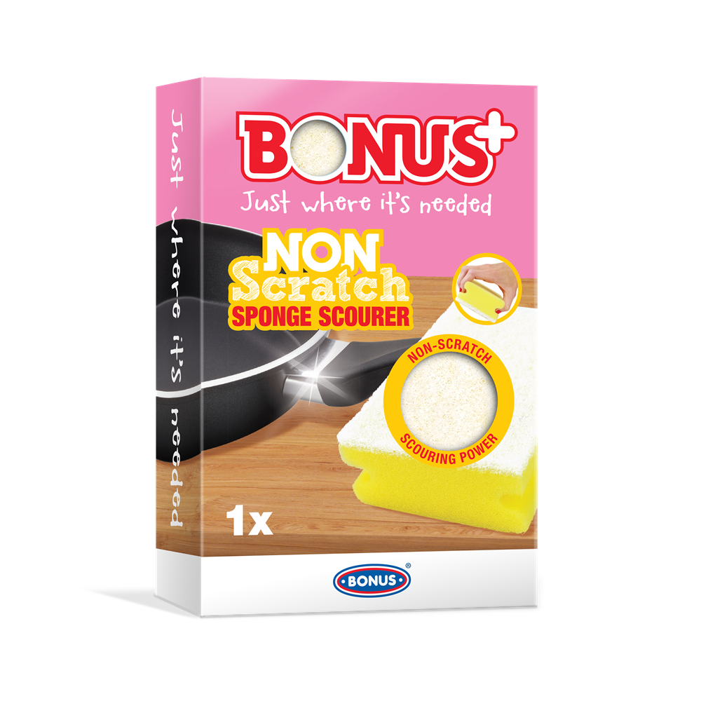 Mosogatószivacs karcmentes Bonus+ B026