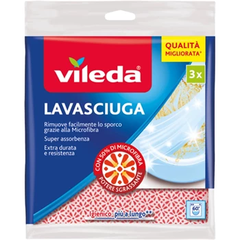 Mosogatókendő 3 db/csomag 50% mikroszállal Vileda