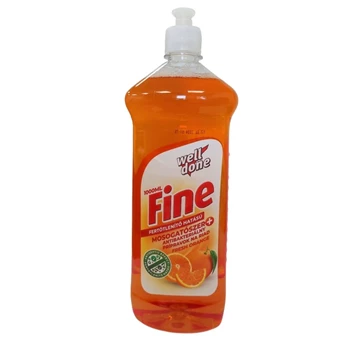 Mosogatószer 1 liter fertőtlenítő hatással Well Done Fresh Orange