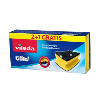 Mosogatószivacs 2+1 gratisz/csomag Vileda Glitzi_F0007A
