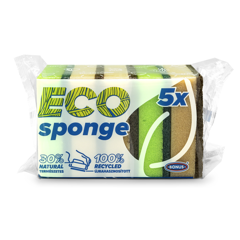 Mosogatószivacs 5 db/csomag Bonus B033